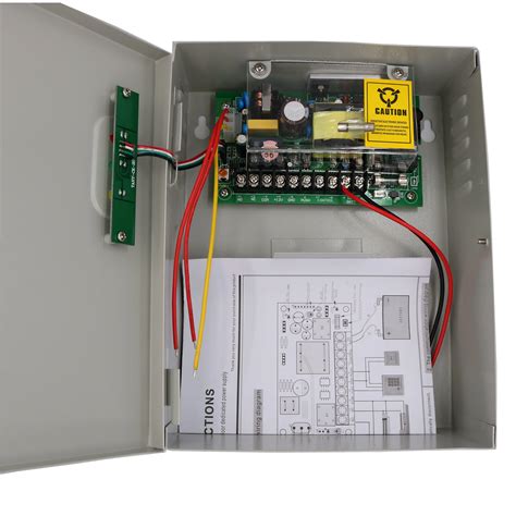 power supply box door access control